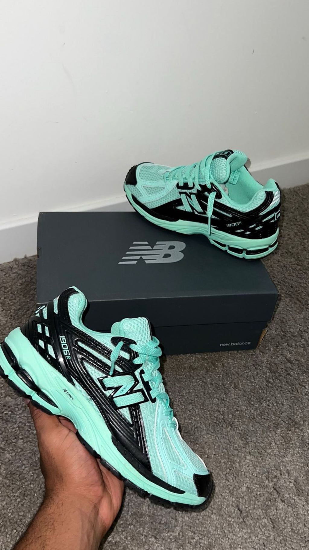 New Balance 1906R Green fluo