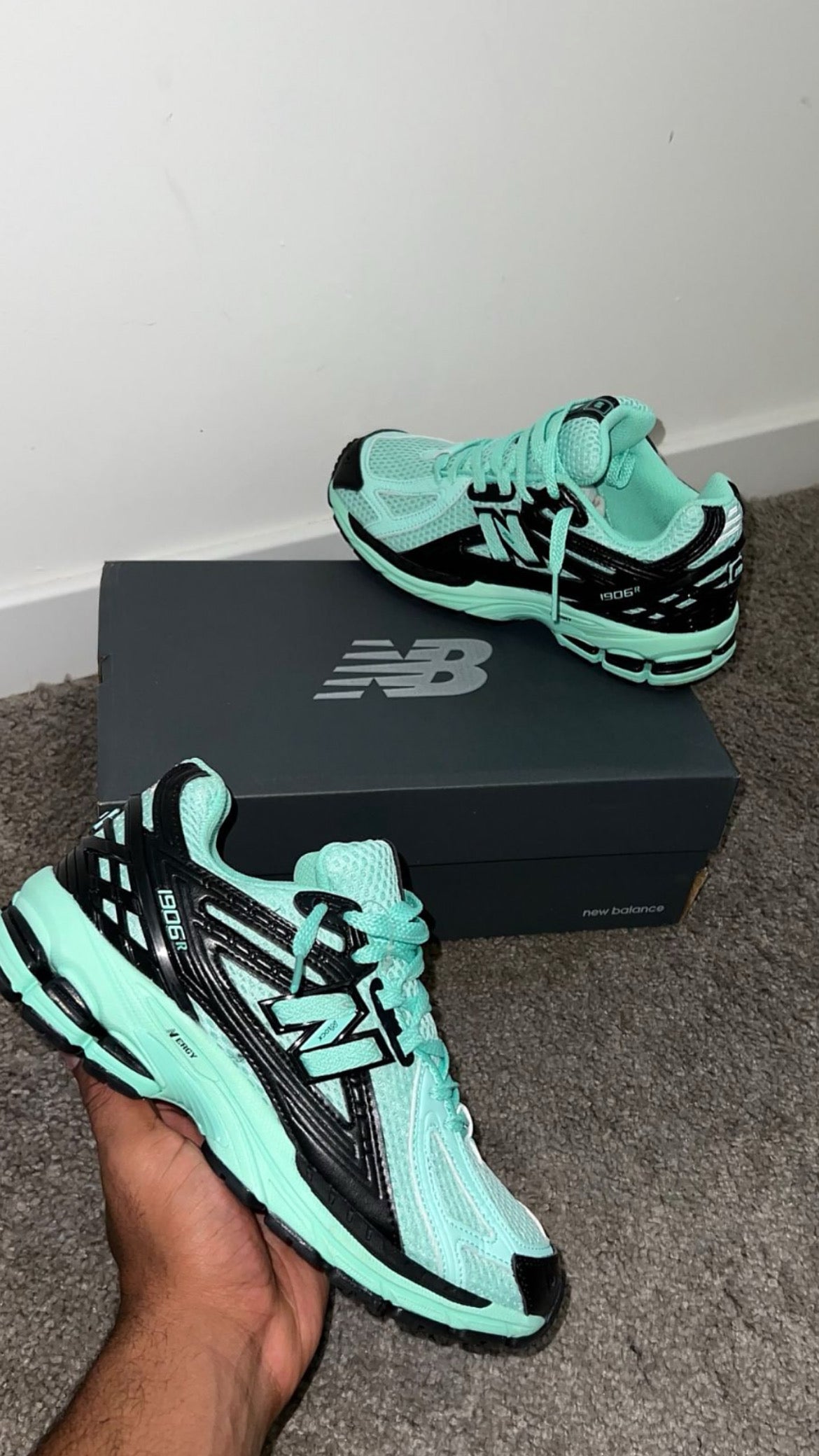New Balance 1906R Green fluo