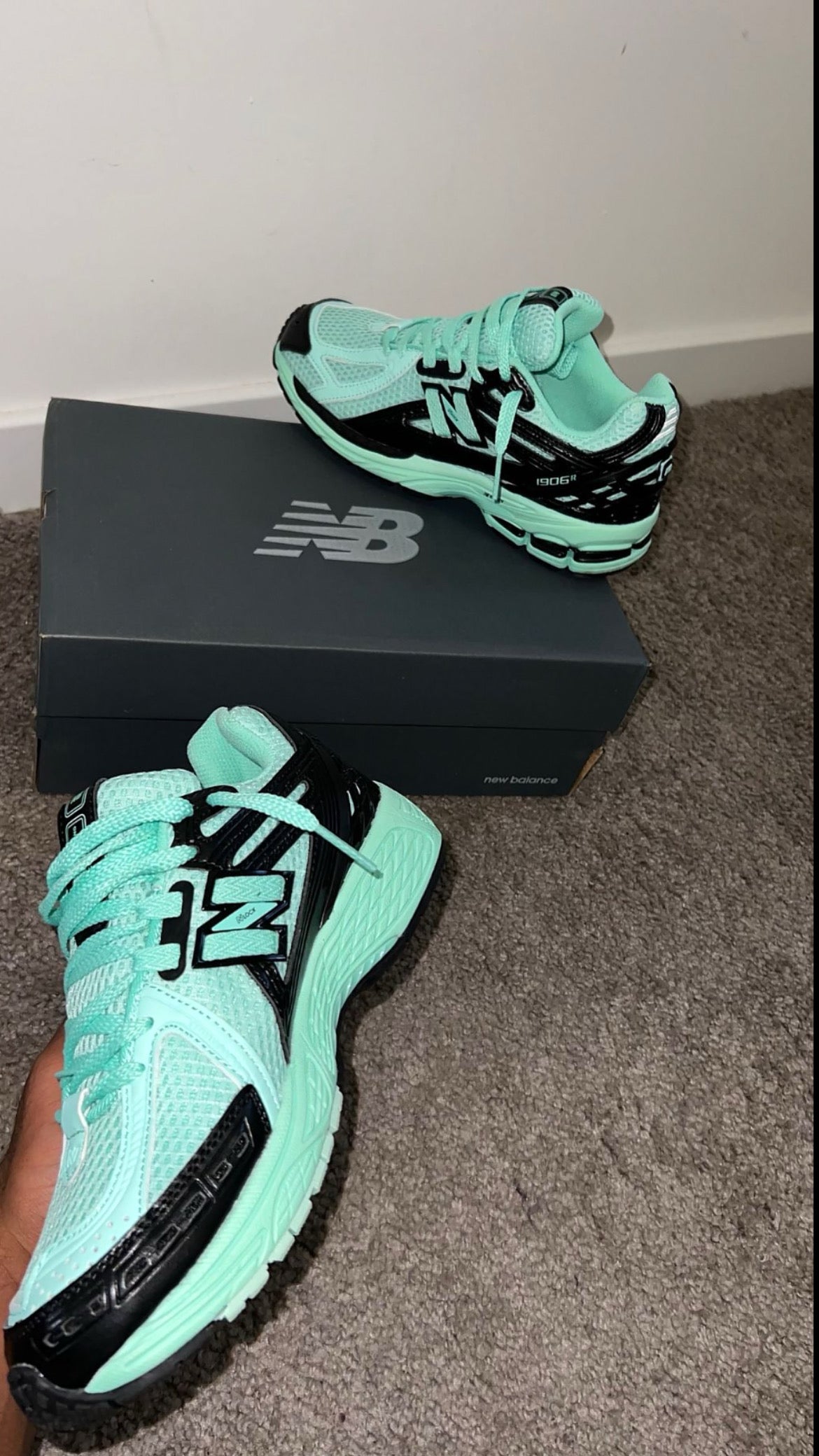 New Balance 1906R Green fluo