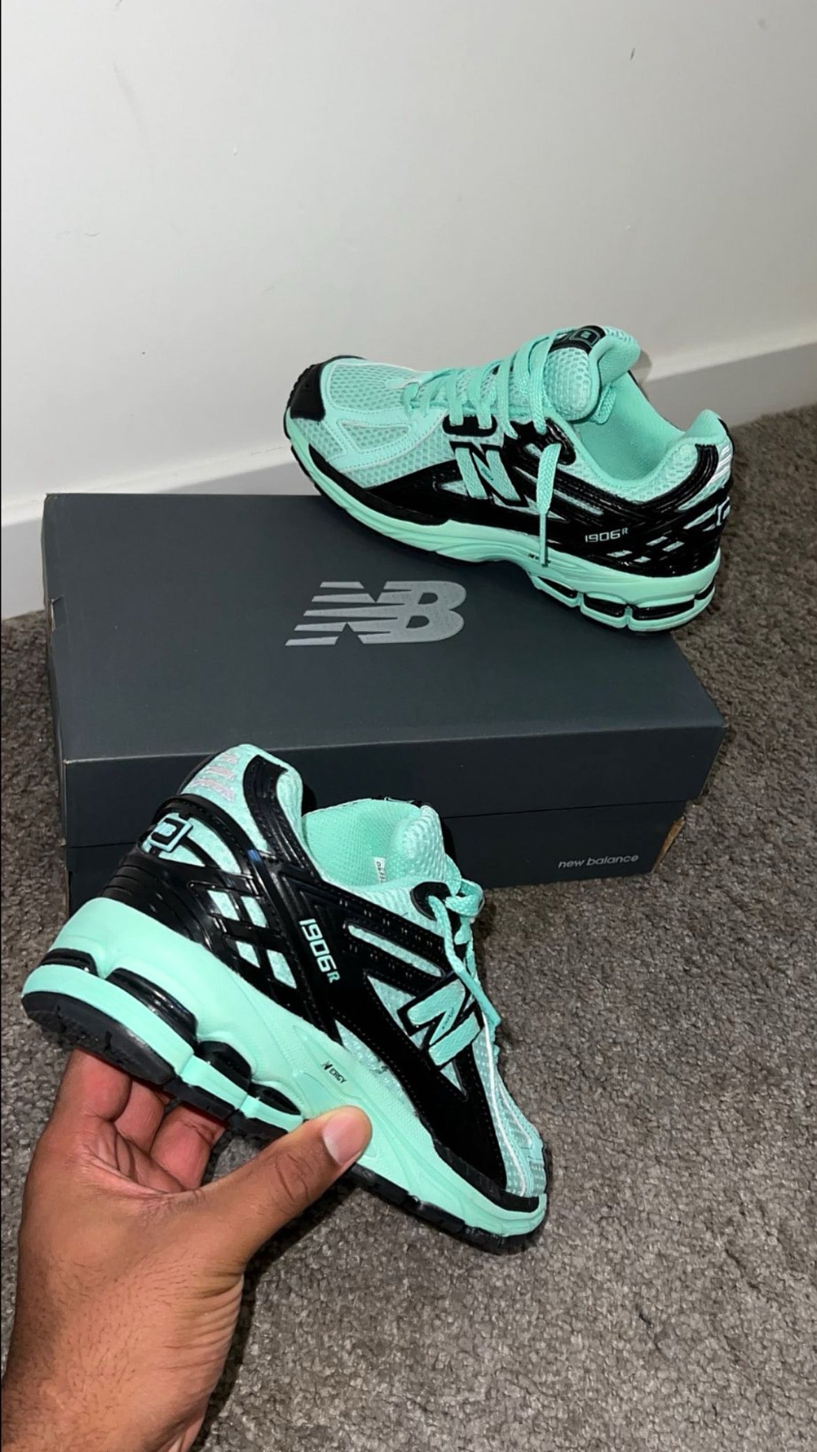 New Balance 1906R Green fluo