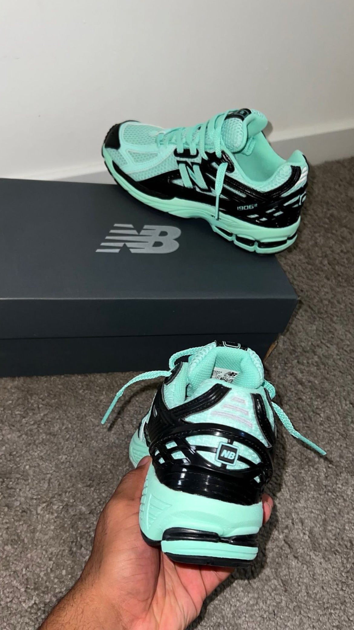 New Balance 1906R Green fluo